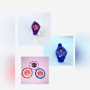 TWO Pedego Water Resistant Silicone Watches NWOT + FREE Pedego TOKENS!